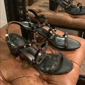 Valentino rockstud - Noir city heels